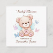 Kaart voor berichtenbehuizing baby shower Book (Voorkant)