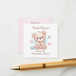 Kaart voor berichtenbehuizing baby shower Book