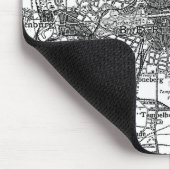 Kaart voor Berlijn en omliggende gebieden (1911) Muismat (Hoek)