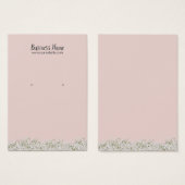 Kaart voor bezorgen beeldscherm | Blush roze babyl (Voorkant /achterkant)