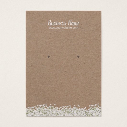 Kaart voor bezorgen beeldscherm | Rustic Kraft Bab (Voorkant)