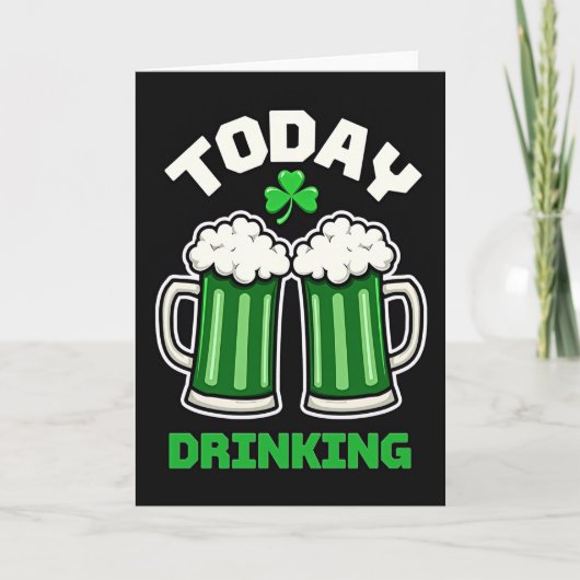 Kaart voor Bierpullen voor Vandaag (Voorkant)