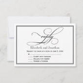 Kaart voor bindweefselreactie met zwart en wit scr (Voorkant)