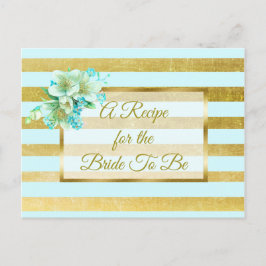 Kaart voor blauwe en goudbruinbruin bruinkoolbruin