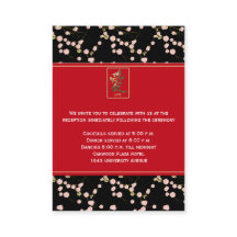 Kaart voor bloesems voor zwarte en rode kersen