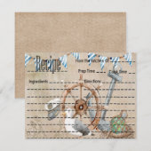 Kaart voor  bootreceptie (Voorkant / Achterkant)