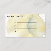  Kaart voor botanisch schrijven (Achterkant)