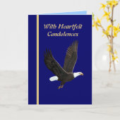 Kaart voor brandweercondoleances (Gele Bloem)