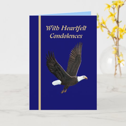 Kaart voor brandweercondoleances (Gele Bloem)