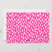 Kaart voor 'Bright Pink Dashing Photo Lijst Holida (Achterkant)