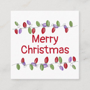 Kaart voor Bright Vintage kerstverlichting