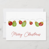 Kaart voor Bright Vintage kerstverlichting (Voorkant)