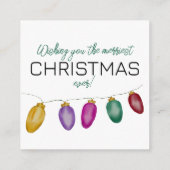 Kaart voor Bright Vintage kerstverlichting (Achterkant)