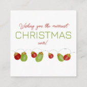 Kaart voor Bright Vintage kerstverlichting (Achterkant)