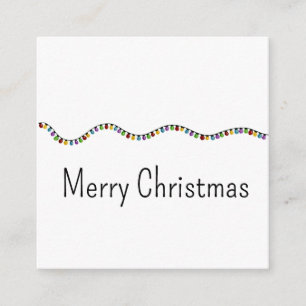 Kaart voor Bright Vintage kerstverlichting