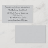 Kaart voor bruiloft (Voorkant / Achterkant)