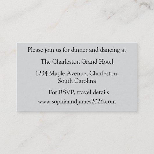 Kaart voor bruiloft (Voorkant)