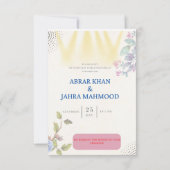 Kaart voor bruiloft (Achterkant)