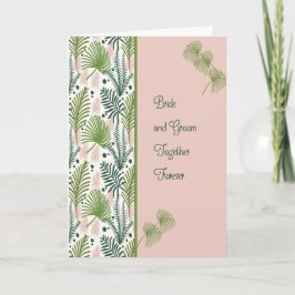 Kaart voor bruiloft en New Bride