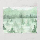 Kaart voor bruiloft Mountains Enclosure (Achterkant)