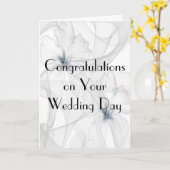 Kaart voor bruiloft voor favoriete tante en nieuwe (Gele Bloem)