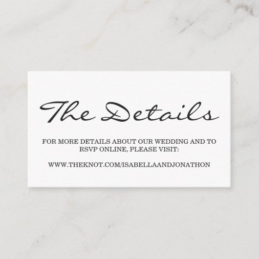 Kaart voor bruiloft website (Voorkant)