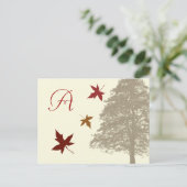 Kaart voor bruine eik-weddenschap (Staand voorkant)