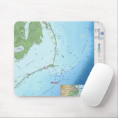 Kaart voor buitenbanken muismat (Met muis)