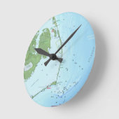 Kaart voor buitenbanken ronde klok (Hoek)