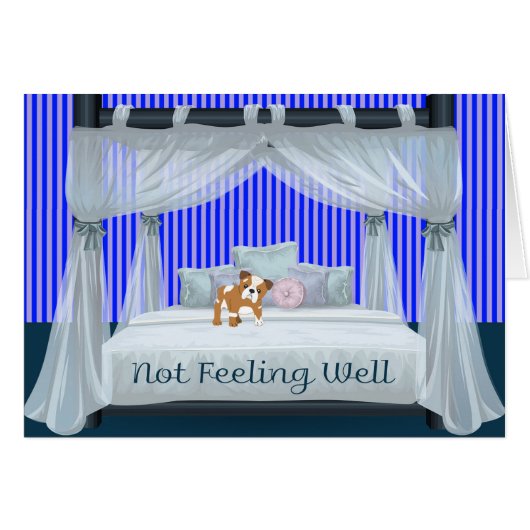 Kaart voor Bulldog of French Bulldog (Voorkant Horizontaal)