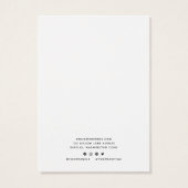 Kaart voor calligrafie en zwart-border earing Disp (Achterkant)