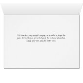 Kaart voor carpalettunnelsyndroom (Binenzijde Horizontaal (Onderkant))