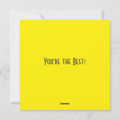 Kaart voor Dag van de Leraar (Achterkant)