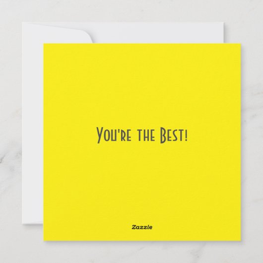 Kaart voor Dag van de Leraar (Achterkant)