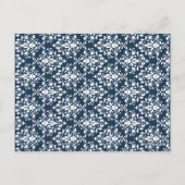 Kaart voor Damascus Silver Ribbon Table Number (Achterkant)