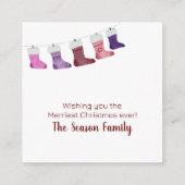 Kaart voor de begrotingsafsluiting van de pretjaar (Achterkant)