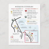 Kaart voor de behuizing van bruiloft - Aangepast o (Voorkant)