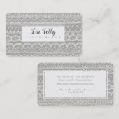 Kaart voor de benoeming van handgetekende frankist afsprakenkaartje (Voorkant / Achterkant)