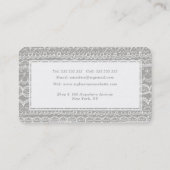 Kaart voor de benoeming van handgetekende frankist afsprakenkaartje (Achterkant)