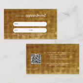 Kaart voor de benoeming van zakelijke klanten QR-c Visitekaartje (Voorkant / Achterkant)