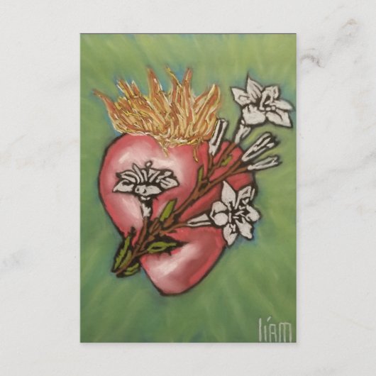 Kaart voor de bescherming van Sint-Jozefs (Voorkant)