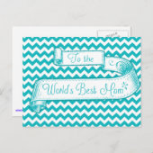 Kaart voor de beste mama Moederdag ter wereld (Voorkant / Achterkant)