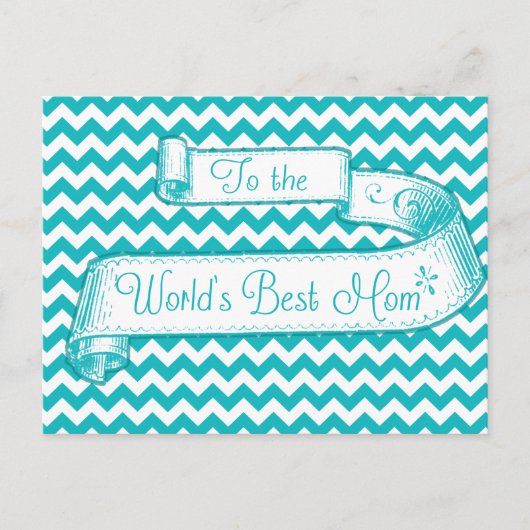 Kaart voor de beste mama Moederdag ter wereld (Voorkant)