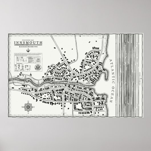 kaart voor de binnenvaart poster (Voorkant)