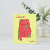 Kaart voor de bloem van de deelstaat Alabama (Staand voorkant)