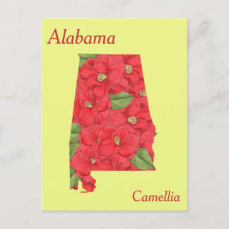 Kaart voor de bloem van de deelstaat Alabama