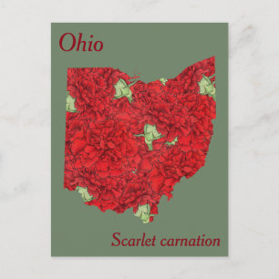 Kaart voor de bloem van de deelstaat Ohio