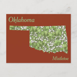 Kaart voor de bloem van de deelstaat Oklahoma