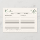 Kaart voor de Bride Rustic Wildflower (Voorkant)