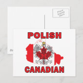 Kaart voor de Canadese vlag (Voorkant / Achterkant)